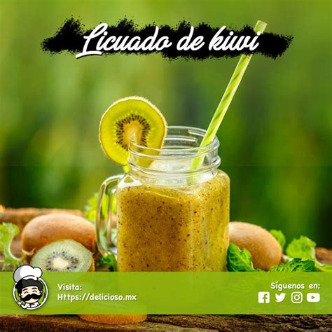 Cómo preparar Licuado de kiwi