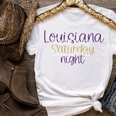 Louisiana Saturday Night Lsu Png - Etsy