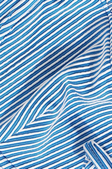 ONIA Marilyn Striped Underwired Bikini Top THE OUTNET