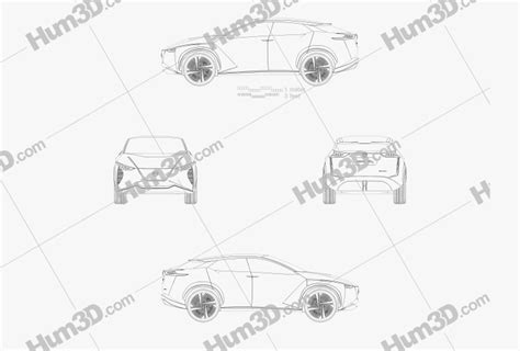 Nissan IMx 2020 Blueprint - 3DModels.org