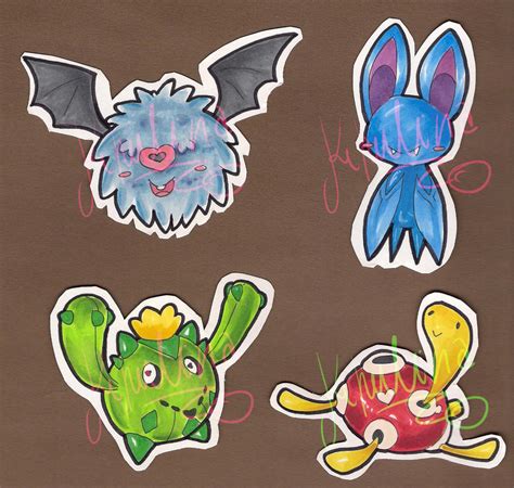 Pokemon Stickers 02 By Kikulina On Deviantart