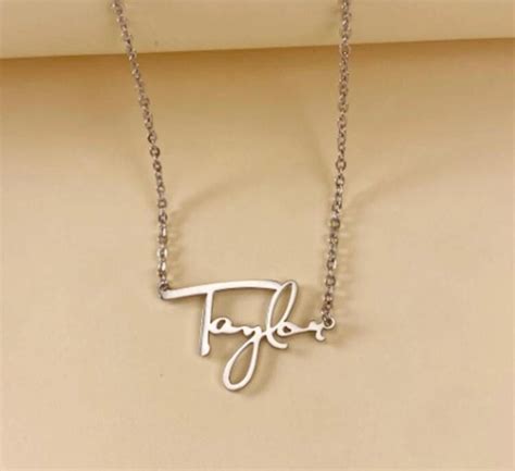 Taylor Swift Album Necklace Taylor Swift Merch Taylor Swift Chain