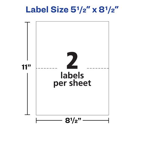 Avery Permanent Shipping Labels for Laser Printers, TrueBlock, 500-Pack ...