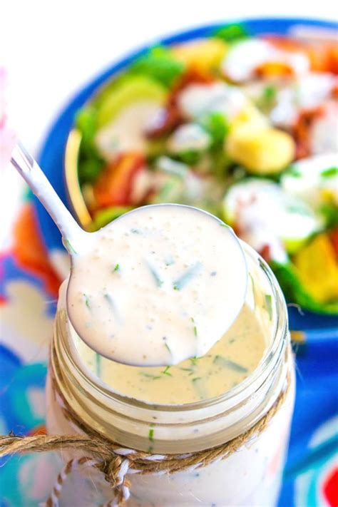 Buttermilk Ranch Dressing With Fresh Herbs • Food Folks And Fun