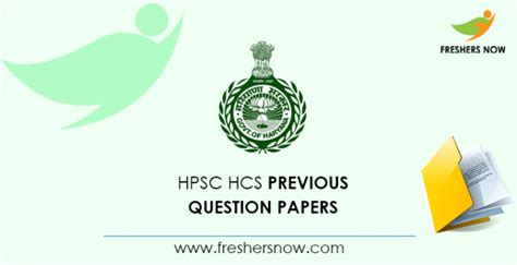 Hpsc Hcs Previous Question Papers Pdf Prelims Mains