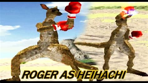 Tas Roger With Heihachi S Moves Gameplay Tekken Arcade Version