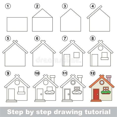 Detail Langkah Langkah Menggambar Rumah Koleksi Nomer 3