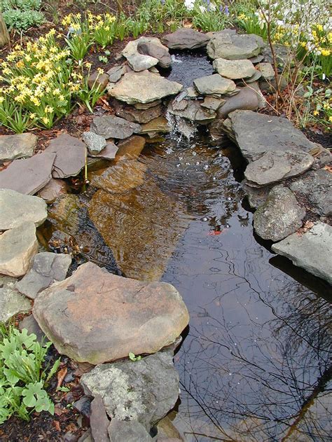 Gorgeous 43 Great Backyard Pond Waterfall Ideas