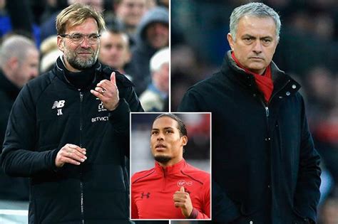 Man Utd News Jose Mourinho Snipes Back At Jurgen Klopp Over Virgil Van