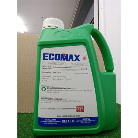 Ecomax Herbicide Racun Rumput Glyphosate Isopropylammonium