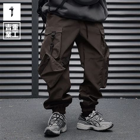 Bybb S Dark Hip Hop Tactical Cargo Pant Men Functional Multi Pocket