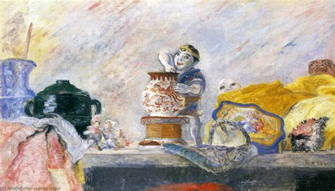 Museu De Reproduções De Arte Nature morte au Magot por James Ensor