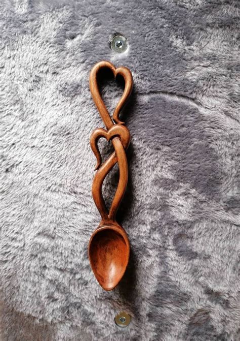 Handmade Welsh Love Spoon No 101 Etsy