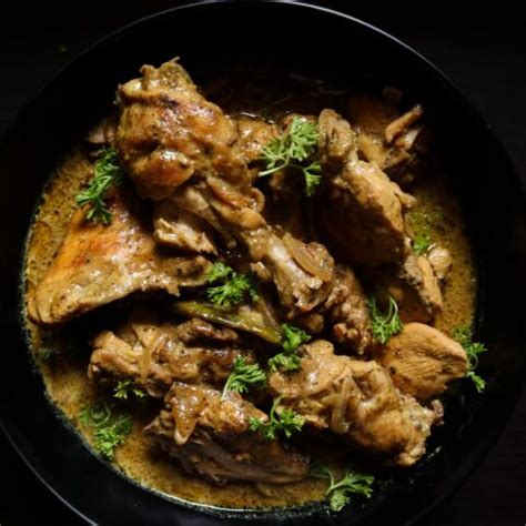 Black Pepper Chicken Curry Sri Lankan Island Smile