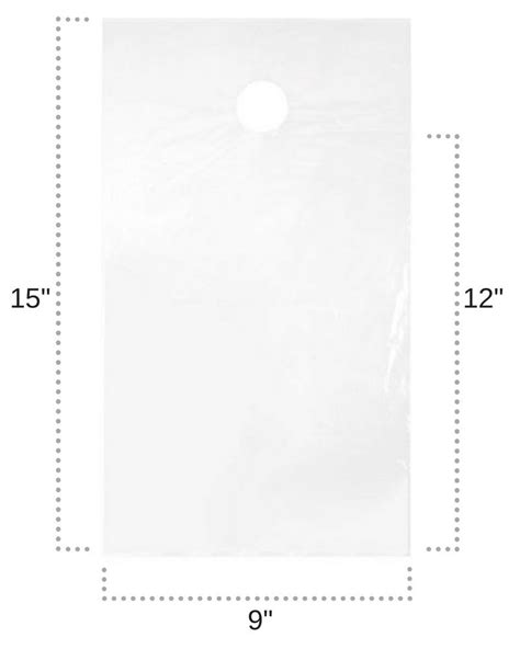 ClearBags 9 x 12 Door Hanger Bags (100 Bags) for Door Knob Flyers Promotions Coupons | Clear ...