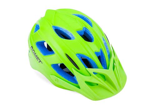 Kask Rowerowy Dzieciecy Romet 509 1 Zielony Mat Z Daszkiem S 48 52