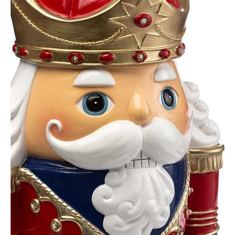 Indooroutdoor Lighted Nutcracker Shorty Statue Myevergreen