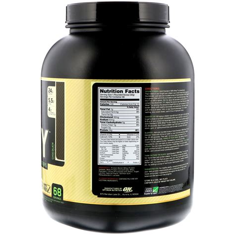 Optimum Nutrition Gold Standard 100 Whey Naturally Flavored