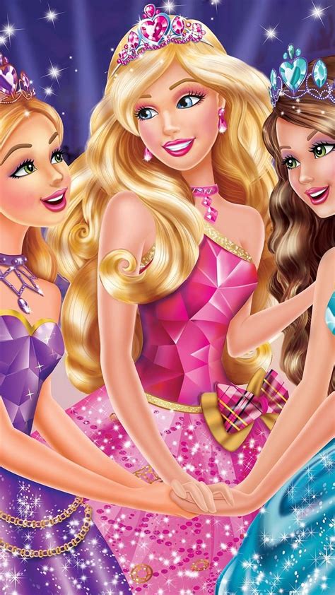 Barbie Princess Glitter Dress Princesa Barbie Vestido De Brillo