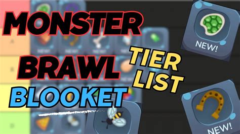 BLOOKET MONSTER BRAWL TIER LIST YouTube