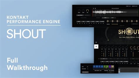 SHOUT KONTAKT VOCALS Urban Vocal Sample Library For Music Production