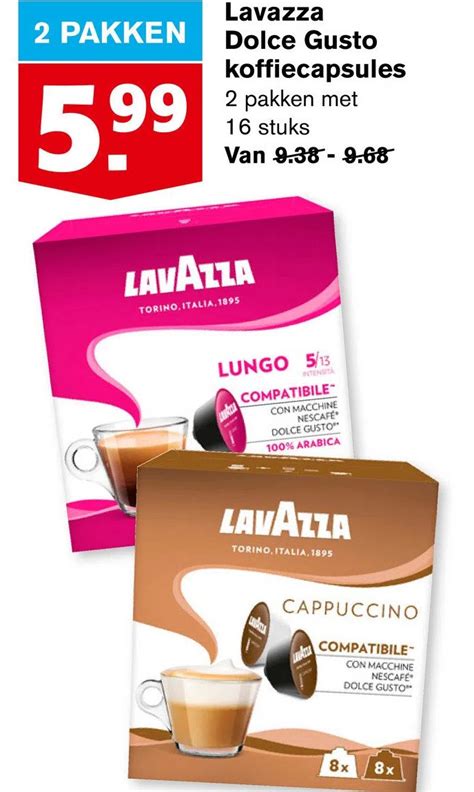 Lavazza Dolce Gusto Koffiecapsules Aanbieding Bij Hoogvliet