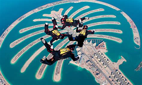 Skydive over a palm-shaped island | Sport & Wellbeing, Sport, Fitness ...