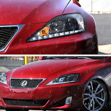 For 2006 2013 Lexus Is250 Is350 Led Strip Drl Led Headlights Assembly Left Right Ebay