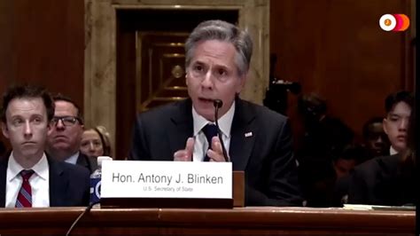 U S Secretary Of State Antony Blinken Told Lawmakers That China S