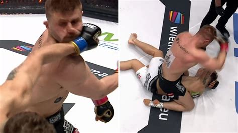 FAME MMA 10 Ferrari rozbił Mateusza Gąsiewskiego w parterze po