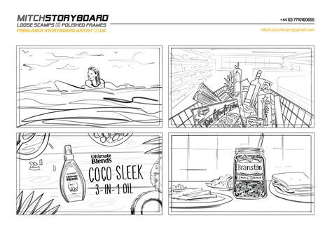 Mitch Storyboard Freelance Storyboard Artist London Uk On Behance