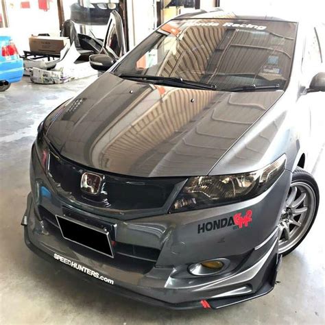 HONDA CITY 2009 2011 MUGEN RR FRONT GRILL WITH 2K COLOR PAINT