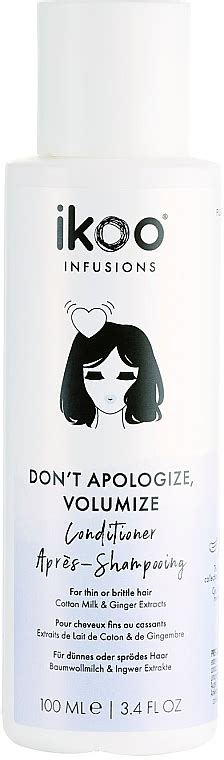 Ikoo Infusions Dont Apologize Volumize Conditioner Conditioner für