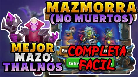 Mejor Mazo Completa Mazmorra No Muertos Thlanos R Pido Y F Cil