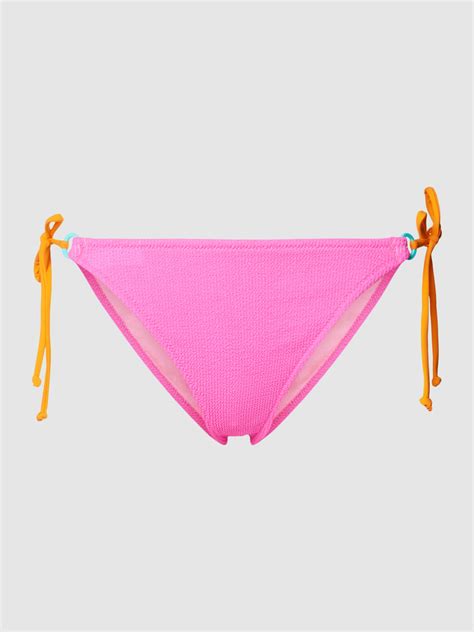 Kup online Banana Moon Figi bikini z naszywką z logo mocnoróżowy