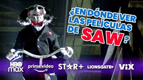 En DÓNDE VER las películas de la saga SAW El Juego del Miedo Jigsaw