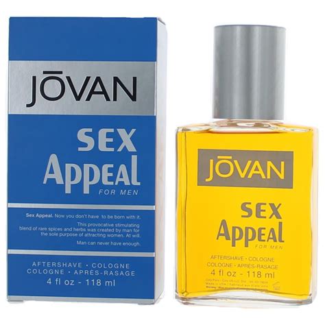 Coty Jovan Sex Appeal Aftershavecologne For Men 4 Oz