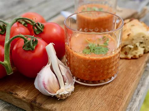 Gazpacho Van Gegrilde Paprika En Tomaten Lindenhoff