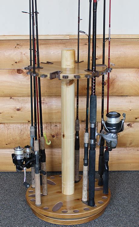 Rush Creek Creations Round 30 Fishing Rod Rack TackleDirect