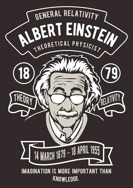 Premium Vector | Einstein Poster