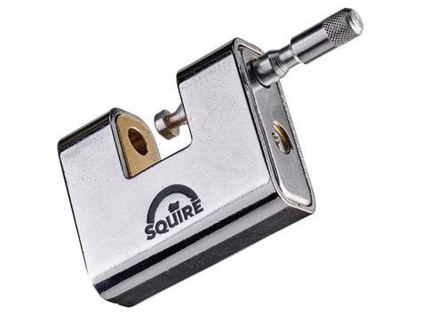 Squire Warehouse Padlock Key Alike Armoured Brass Largura Da