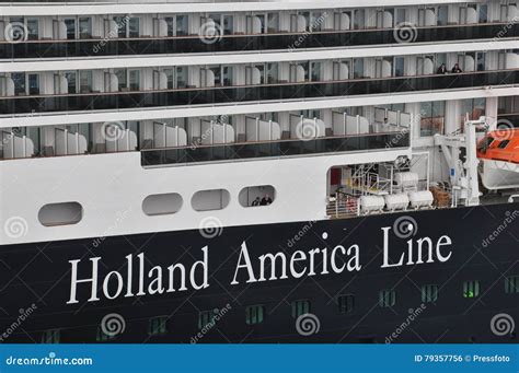 Holland America Line editorial photo. Image of liner - 79357756