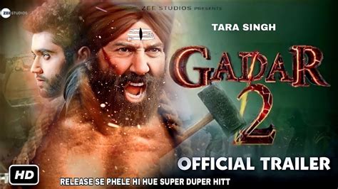 Gadar Official Trailer Good Update Advance Booking Record L Sunny