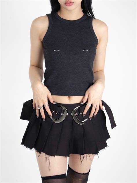 【kaiya】nipple Piercing Sleeveless Our Brandkaiya Pressing Web Shop