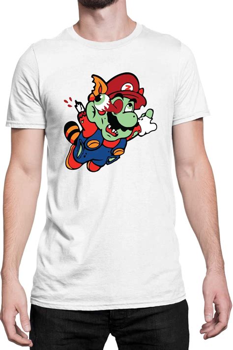 Mario Zombie Fly Męska Koszulka Super Mario Bros Luigi Bowser Man 4xl