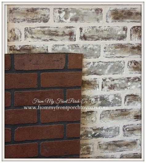 DIY Faux Brick Wall Reveal | Hometalk