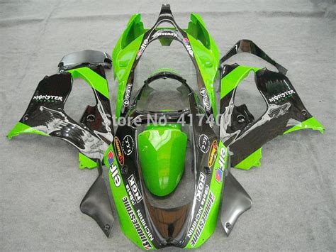 Gifts Green Black Fairing Kit For Kawasaki Ninja Zx R Zx R