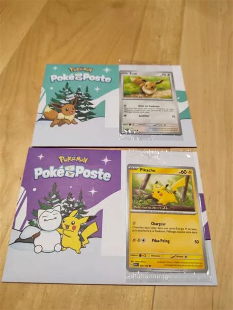 Pikachu Evoli Pokemon Ensemble Promo Fr Poke Poste Poke Post Eur