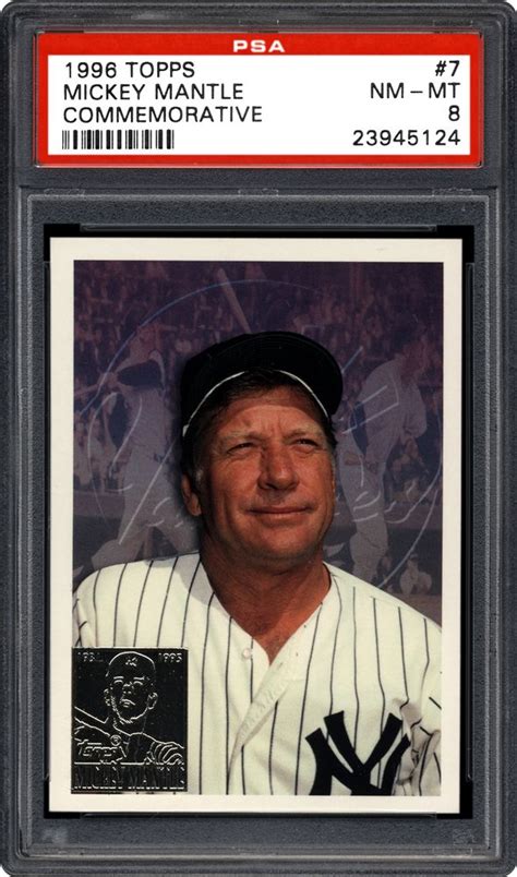 Baseball Cards - 1996 Topps Mickey Mantle Commemorative | PSA CardFacts®