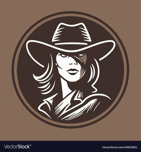 Cowgirl 3 Preview Royalty Free Vector Image Vectorstock